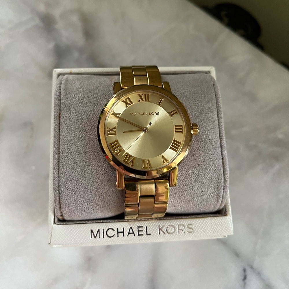 Michael Kors MK-3560 Gold Dial Women’s Watch